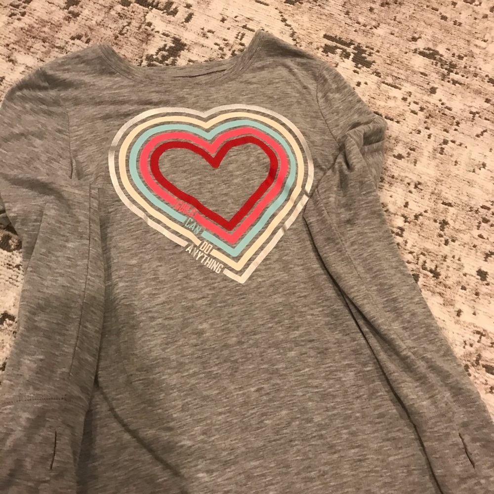 Long sleeve gap fit gray long sleeve